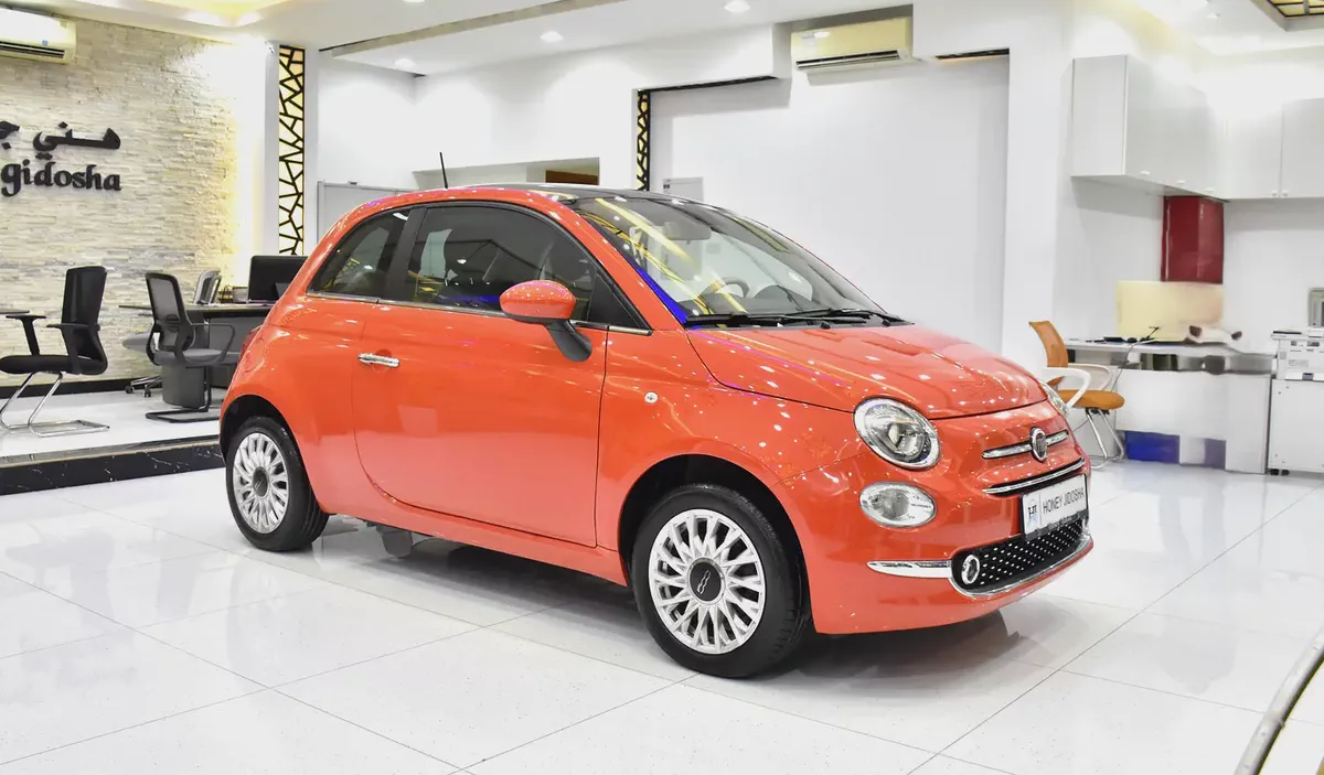 AED 892 EMi at 0% DP | Fiat 500 Dolcevita ( 2024 Model ) in Orange Color GCC Specs-2-2