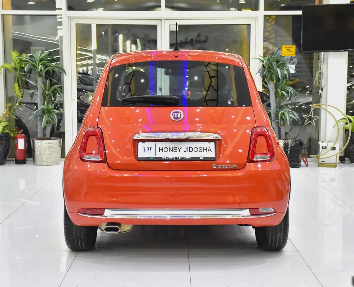 AED 892 EMi at 0% DP | Fiat 500 Dolcevita ( 2024 Model ) in Orange Color GCC Specs-4-4