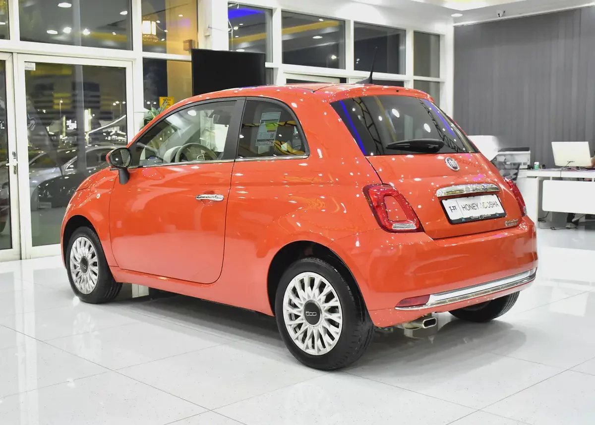 AED 892 EMi at 0% DP | Fiat 500 Dolcevita ( 2024 Model ) in Orange Color GCC Specs-6-6