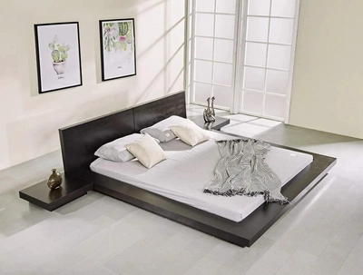 Kyoto Japanese Bed with 2 side tables-5