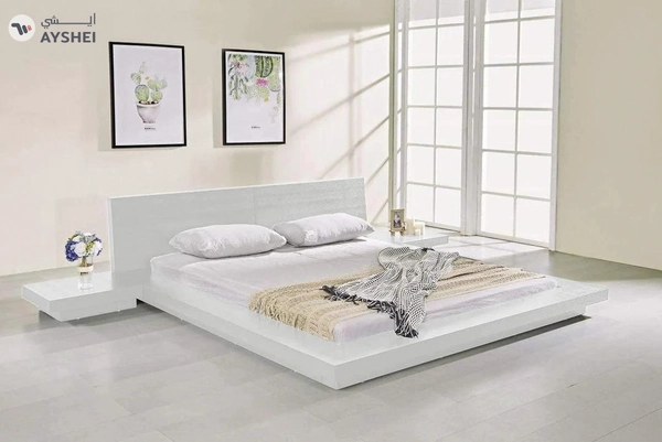 Kyoto Japanese Bed with 2 side tables