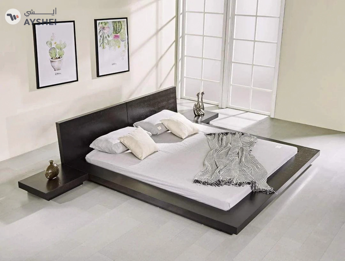 Kyoto Japanese Bed with 2 side tables-5-5