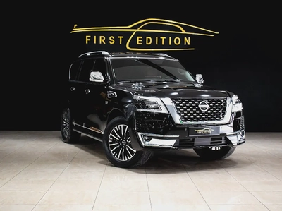 2022 ll Nissan patrol Le Platinum V8 ll 400 Hp ll Warranty And Service History Available ll Gcc-1
