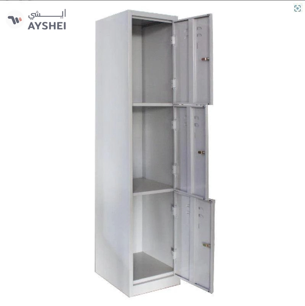 Locker: 3 Tier, Heavy Duty, Godrej
