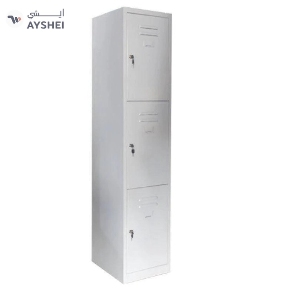 Locker: 3 Tier, Heavy Duty, Godrej