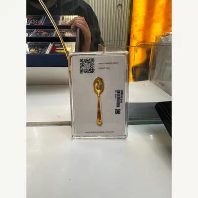 BTC 5 Gram Pure Golden Spoon- Exclusive Gifting and Collectable 24 carat-1