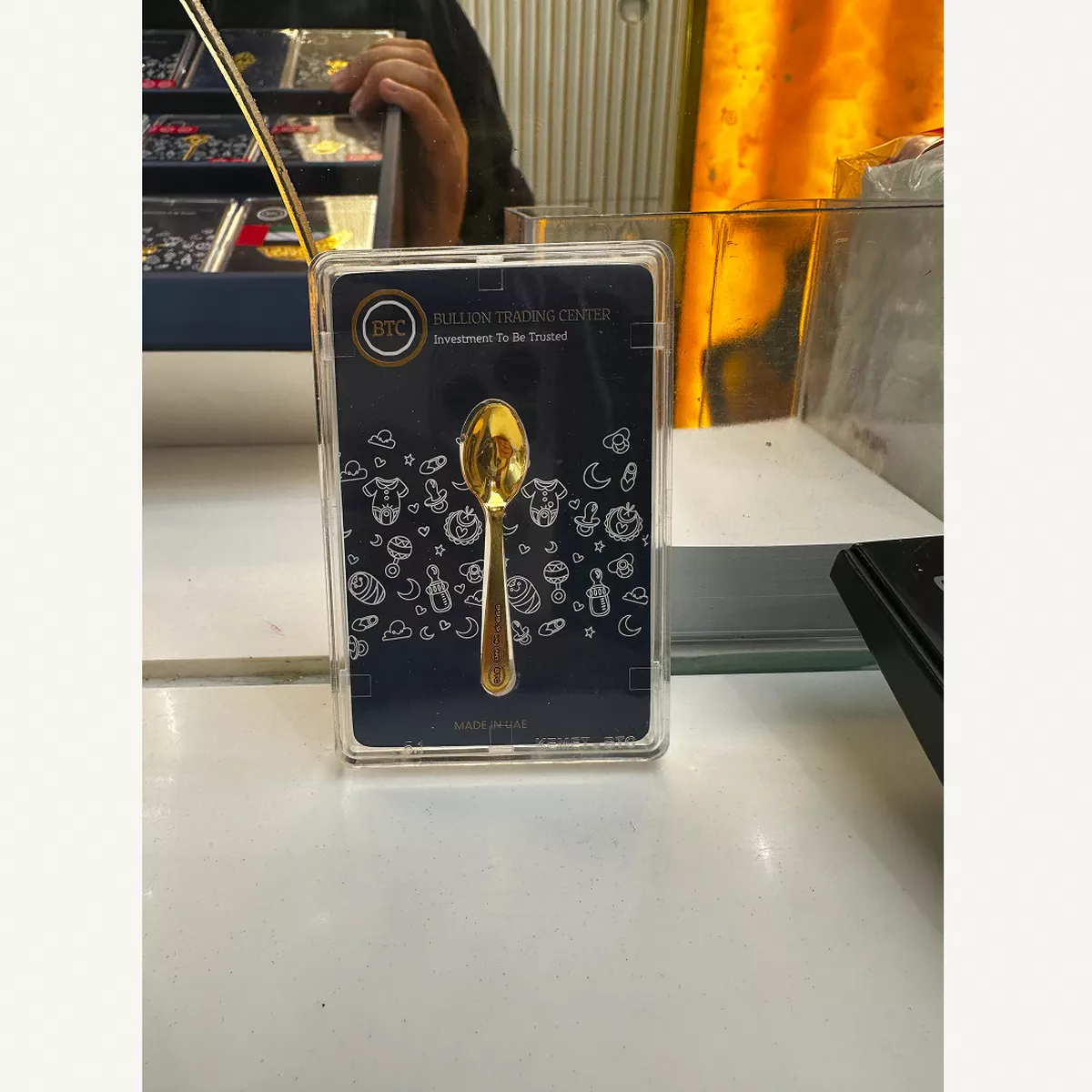 BTC 5 Gram Pure Golden Spoon- Exclusive Gifting and Collectable 24 carat-2-2