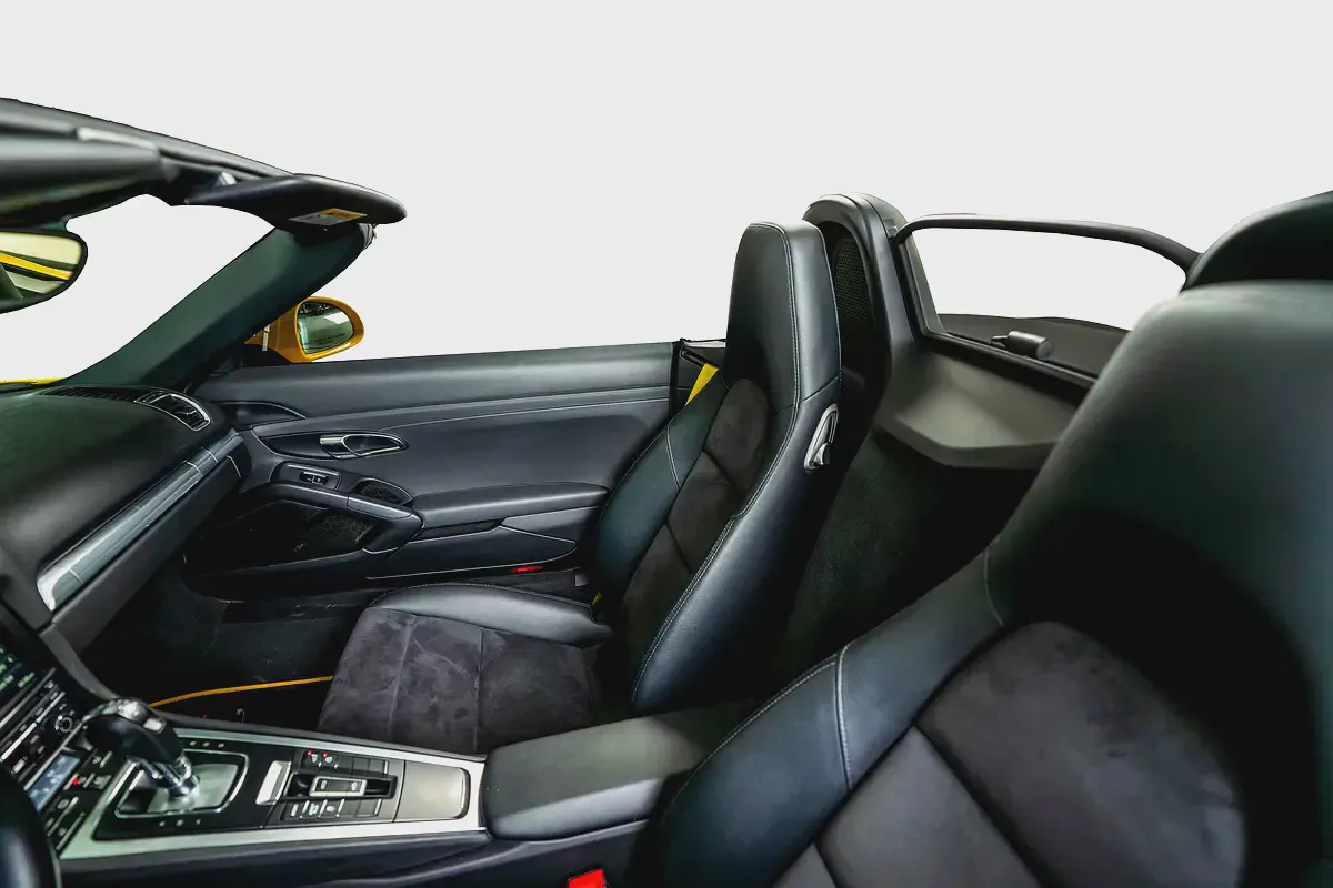 Performance meets Style-Porsche Boxster-Racing yellow-Sport Exhaust-Black Rims-Ready to Drive-15-15