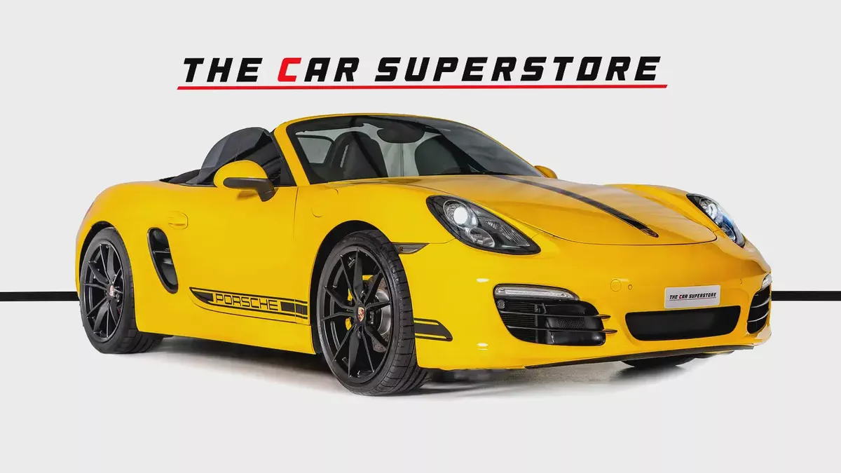 Performance meets Style-Porsche Boxster-Racing yellow-Sport Exhaust-Black Rims-Ready to Drive-1-1