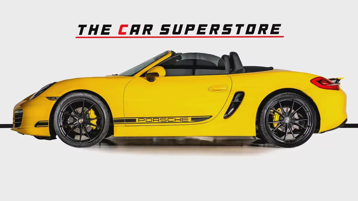 Performance meets Style-Porsche Boxster-Racing yellow-Sport Exhaust-Black Rims-Ready to Drive-4-4