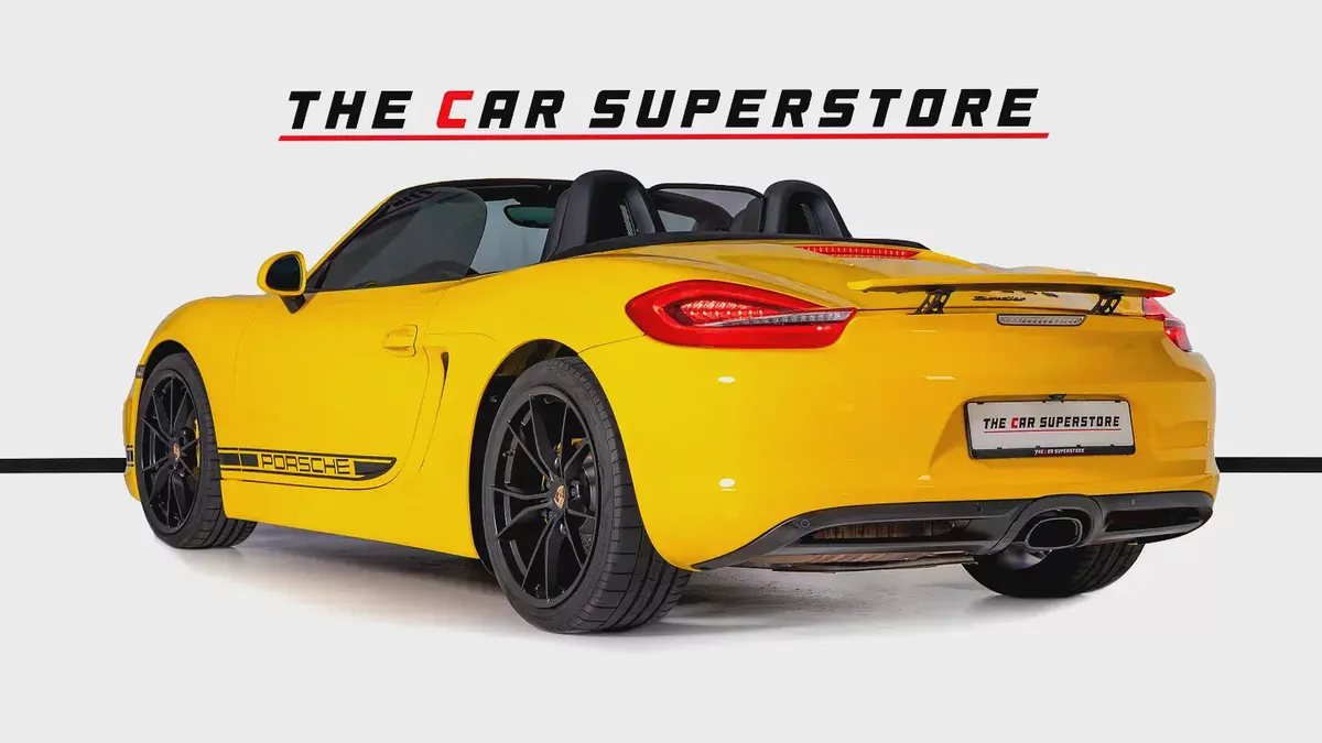 Performance meets Style-Porsche Boxster-Racing yellow-Sport Exhaust-Black Rims-Ready to Drive-5-5