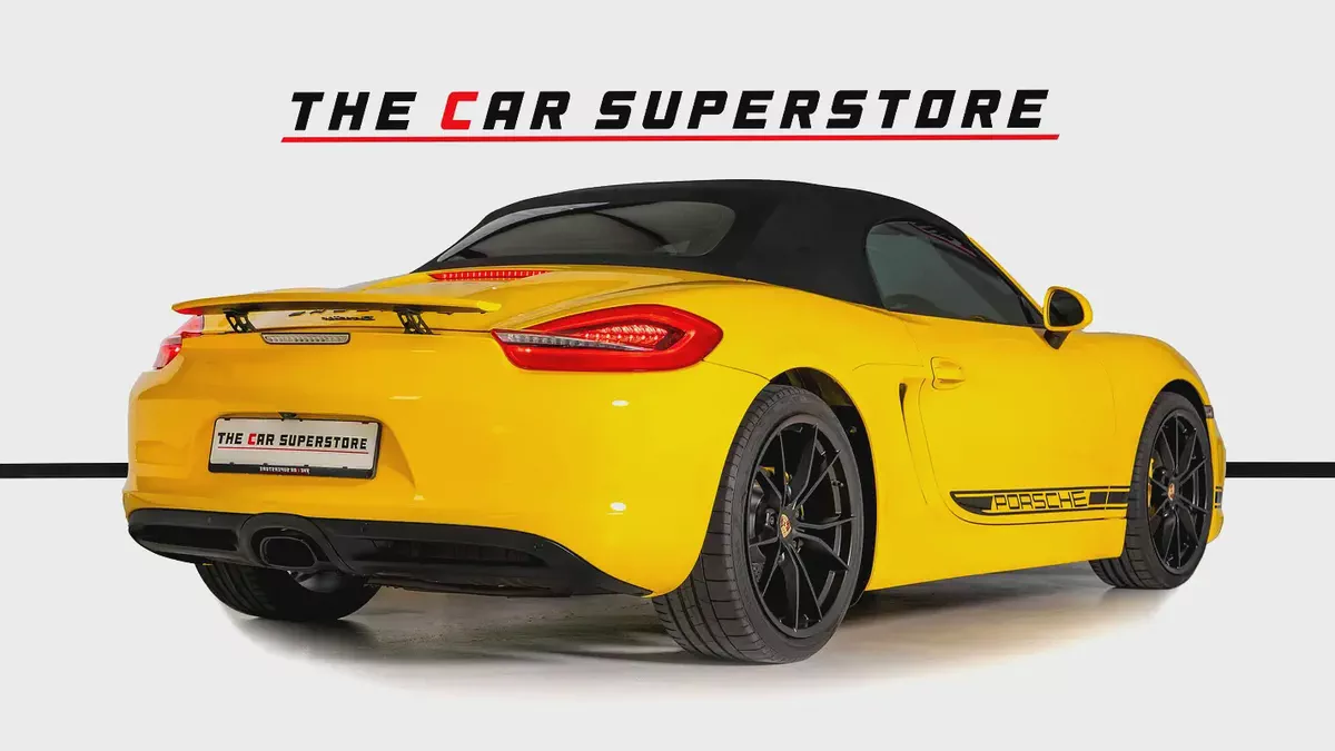 Performance meets Style-Porsche Boxster-Racing yellow-Sport Exhaust-Black Rims-Ready to Drive-7-7