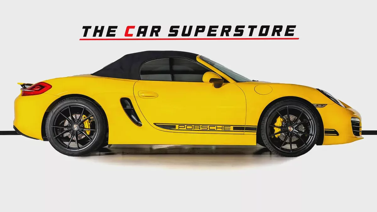 Performance meets Style-Porsche Boxster-Racing yellow-Sport Exhaust-Black Rims-Ready to Drive-8-8