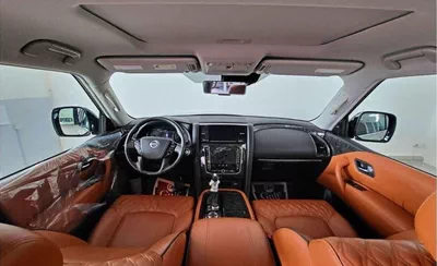 Nissan Patrol SE PLATINUM CITY LE PLATINUM CITY 5.6L-8CYL-400HP PLATINUM RADAR EXCELLENT CONDITION GCC SPECIFICATI-5