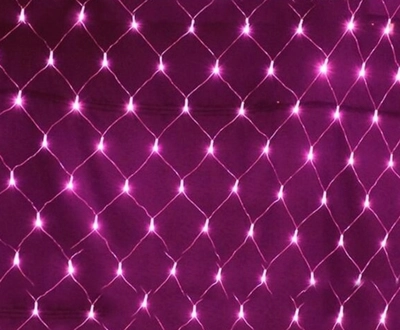 320LED 3MX3M DECORATIVE NET LIGHT-PINK-0