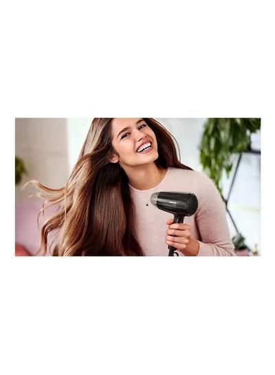 Philips Travel Hair Dryer Foldable Dry Care BHC010/10 1200W Black-1