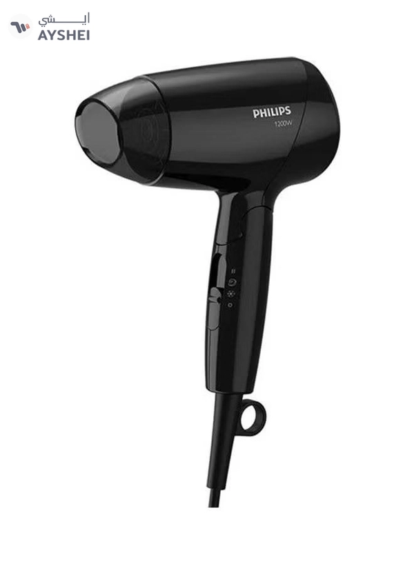 Philips Travel Hair Dryer Foldable Dry Care BHC010/10 1200W Black