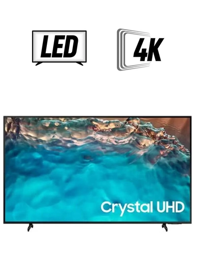 Samsung 55 Inch 4K Uhd Smart Led Tv With Built In Receiver 55BU8000 Black-0