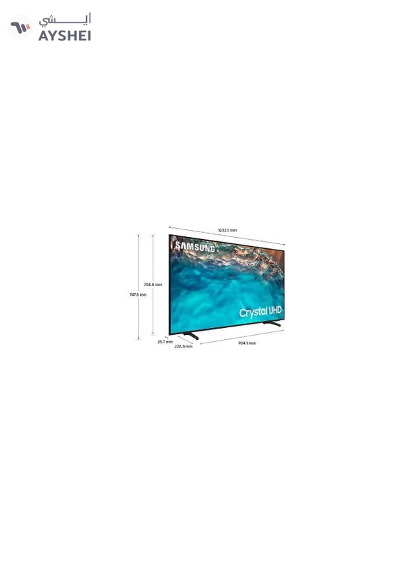 Samsung 55 Inch 4K Uhd Smart Led Tv With Built In Receiver 55BU8000 Black