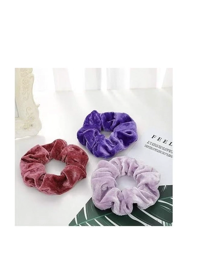 ORiTi 20 Pcs Hair Scrunchies Velvet Elastic Hair Bands Scrunchy Hair Ties Ropes -1