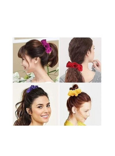 ORiTi 20 Pcs Hair Scrunchies Velvet Elastic Hair Bands Scrunchy Hair Ties Ropes -2