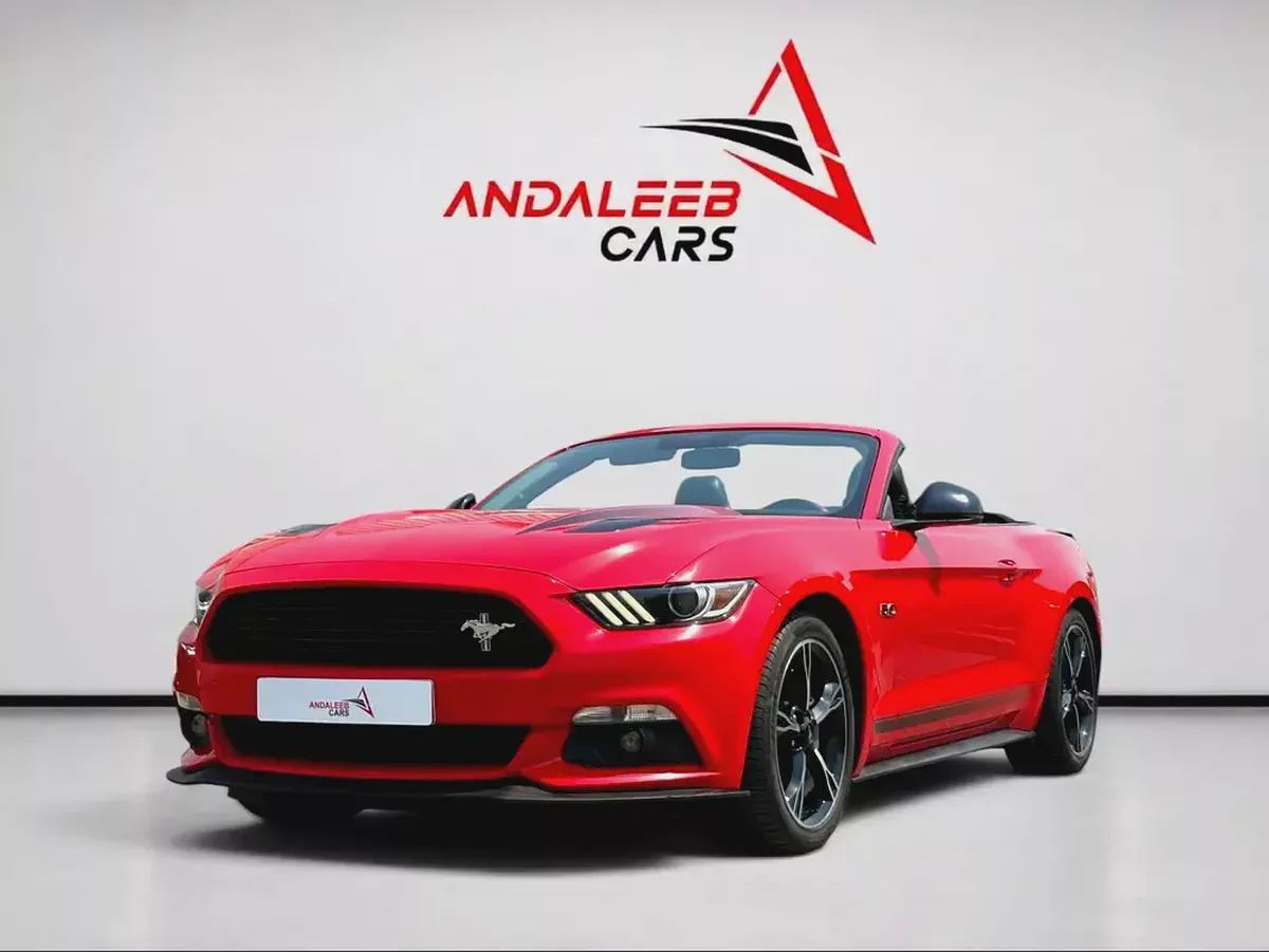 AED 2,700 P.M | 0% DOWN PAYMENT | FORD MUSTANG GT CALIFORNIA SPECIAL CABRIOLET | 5.0L V8 | 2017 | GC