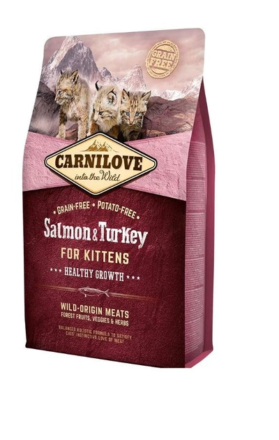 CARNILOVE Salmon & Turkey for Kittens 6kg-0