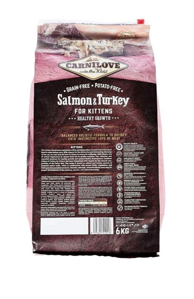 CARNILOVE Salmon & Turkey for Kittens 6kg-1