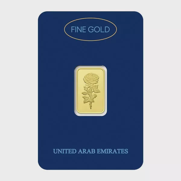 Dubai Gold 5 Grams Pure 999.9 Fine Gold Bar