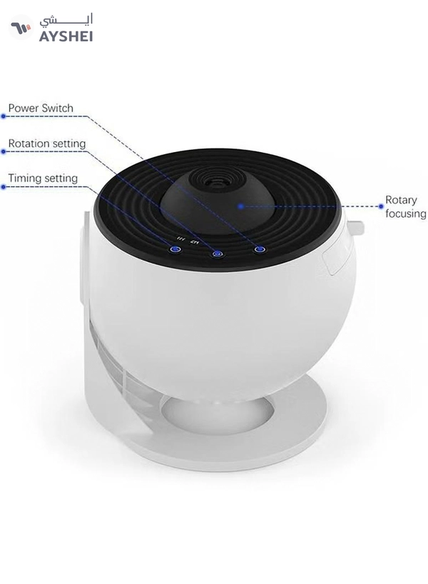 Eworld 360 Degree Rotating Tabletop Star, Galaxy and Planetarium Projector 