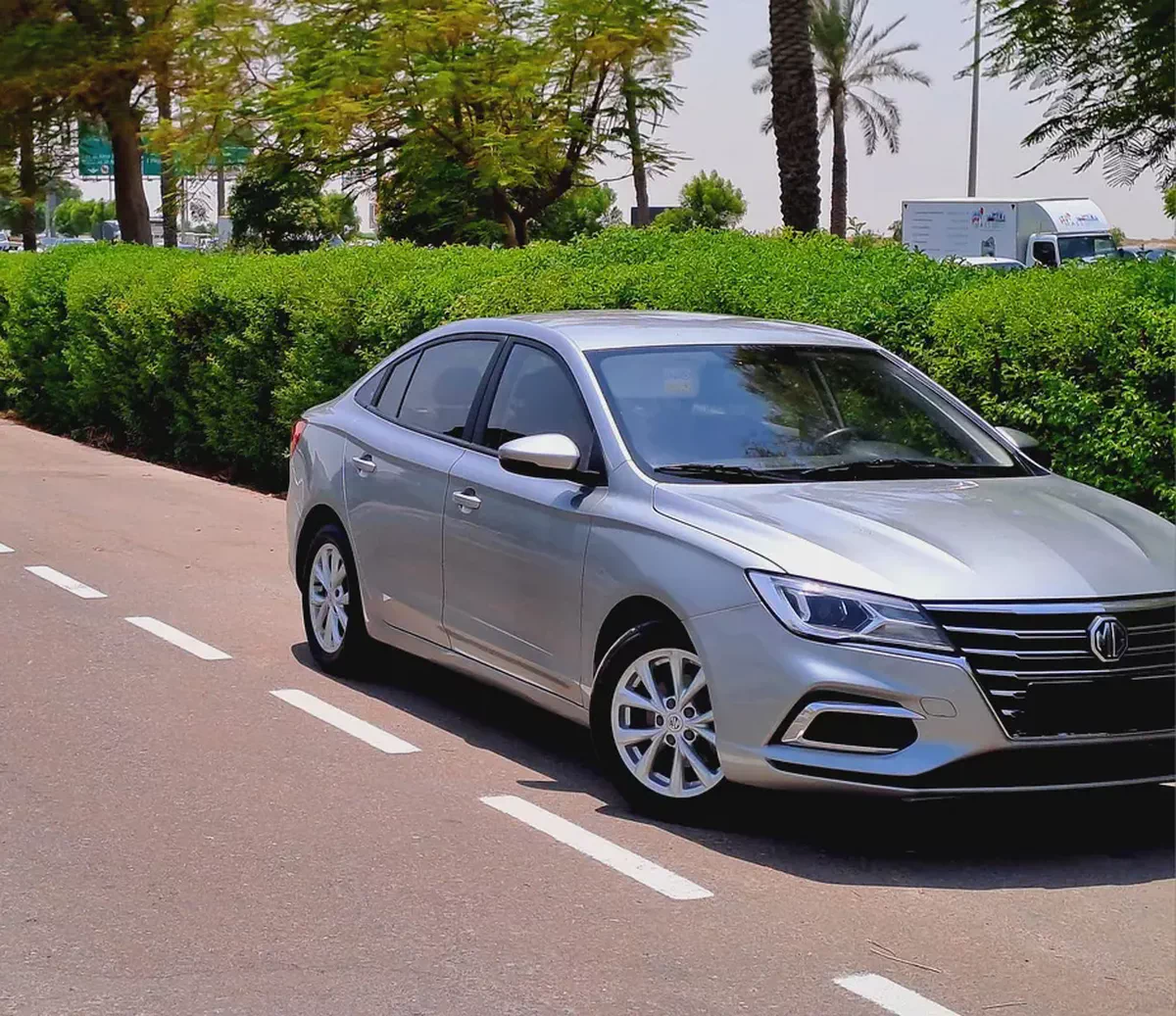 MG 5 Comfort 2024 GCC Specs -440-Monthly l Camera, GPS l Accident Free-3-3