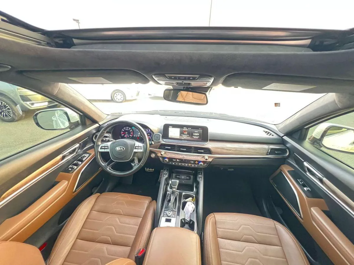 Kia Telluride SX PREMIUM 2021 KIA TELLURIDE FULL OPTION - PANORAMIC ROOF - HUD DISPLAY - AUTO TRUNK - HEAT & COOLING, LEAT-9-0
