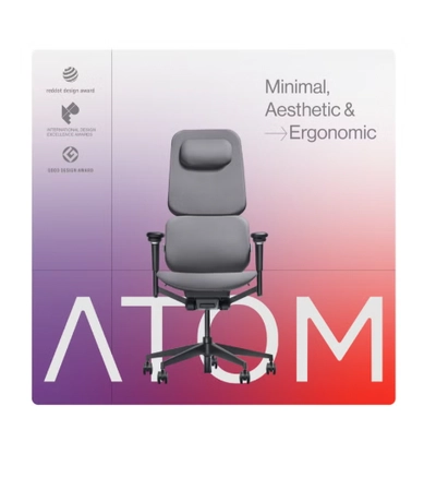 NAVODESK NAVO ATOM, Minimal Aesthetic & Ergonomic Office Chair, Slim & Sleek Premium Home Office-2