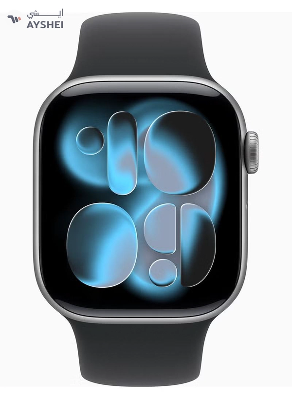 Apple Watch Series 11 GPS 42mm (TDRA Version) Space Grey Aluminium Case With Black Sport Band SG Case - S/M