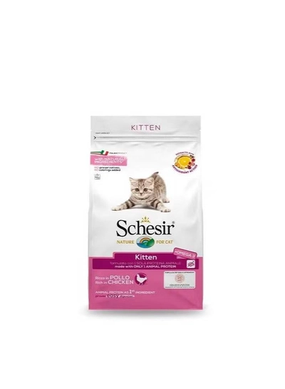 Schesir Dry food for kittens with a single protein source - Kitten Rich in Chicken 400g-1