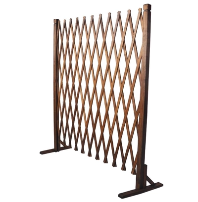 YATAI Decor Expandable Wooden Fence Climbing Plants Flower Bed Edging Wooden Panels For Partition-0