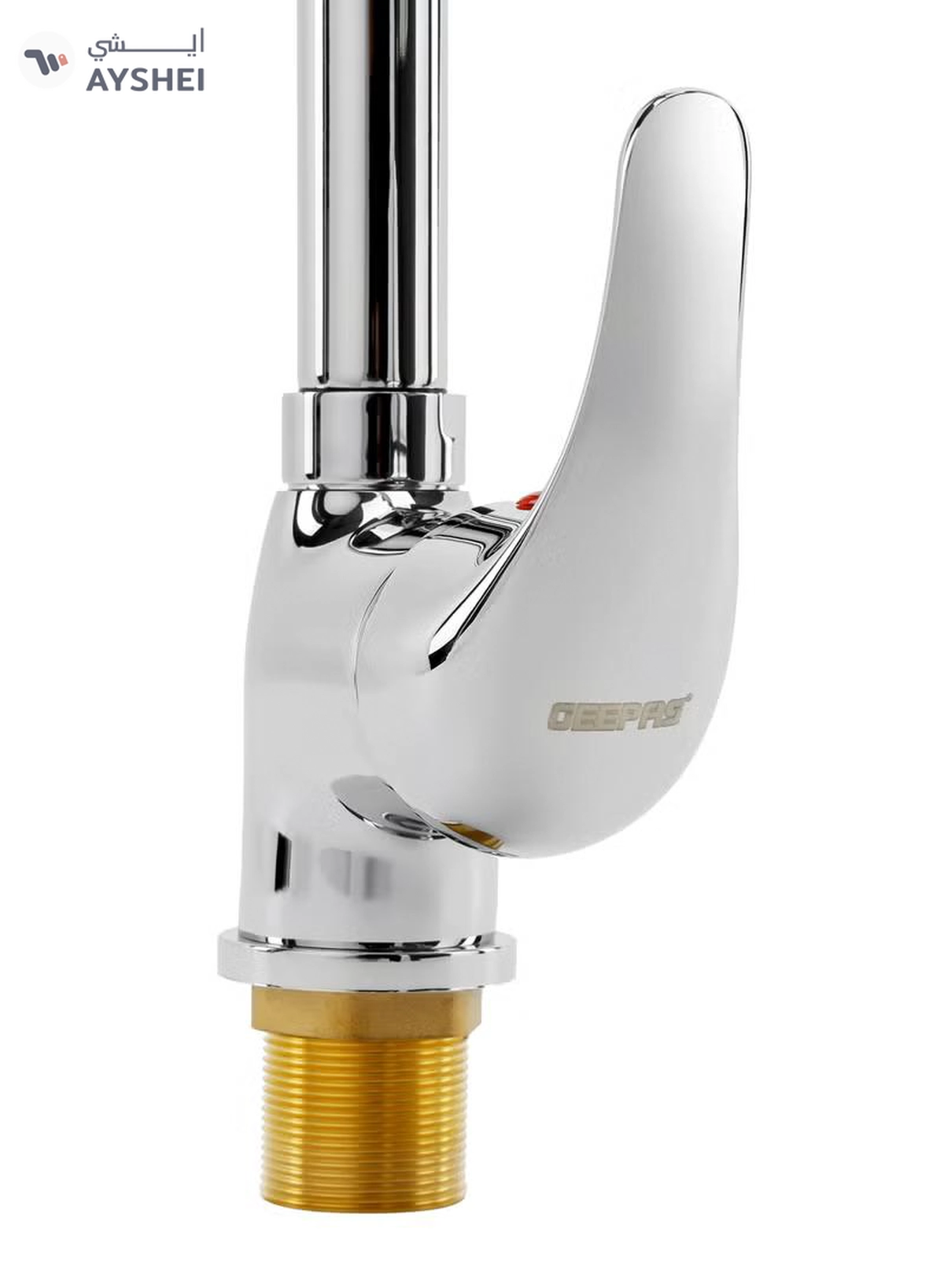 GEEPAS Single Lever Sink Mixer with Brass Deck Mounted Tap for Kitchen and Bathroom-1-1