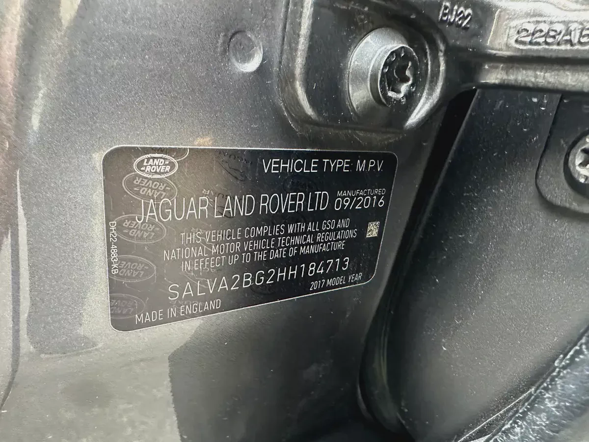 Land Rover evoque 2017-12-12