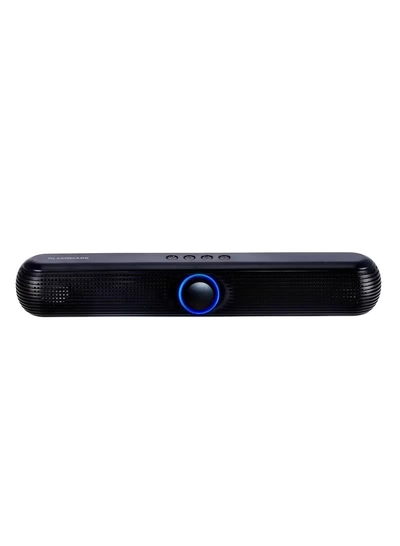  Olsenmark Wireless Speaker Bluetooth FM USB TF Card AUX Input TWS 2x5W Speaker Mini Sound Bar for PC Home Theater-0