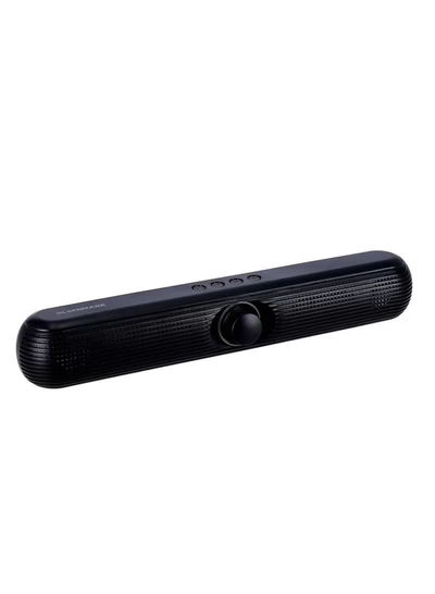  Olsenmark Wireless Speaker Bluetooth FM USB TF Card AUX Input TWS 2x5W Speaker Mini Sound Bar for PC Home Theater-1
