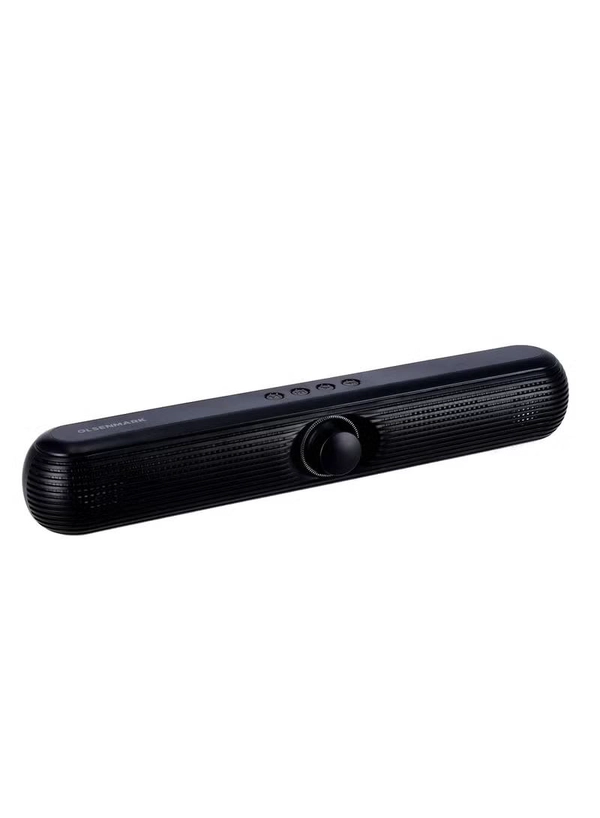  Olsenmark Wireless Speaker Bluetooth FM USB TF Card AUX Input TWS 2x5W Speaker Mini Sound Bar for PC Home Theater