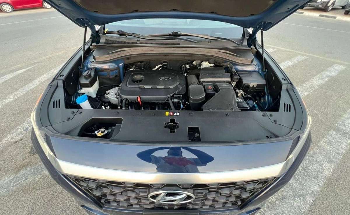 Hyundai Santa Fe 2019 Mid Option - 2.4L V4 - Rear Camera - Leather Seat --19-0