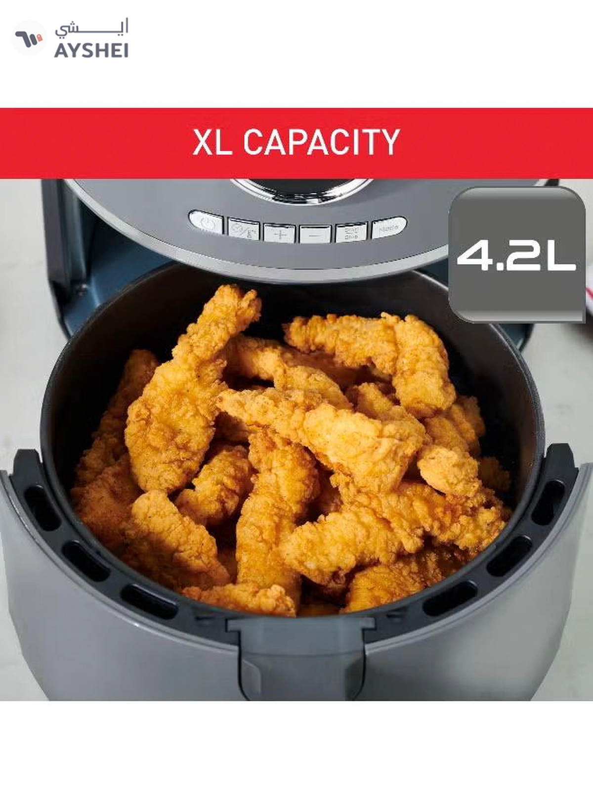 Tefal Ultra Digital Air Fryer 4.2 L 1630 W EY111B40 Charcoal grey-1-1