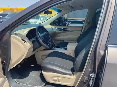 Nissan pathfinder 2016 brown color GCC calen car-8