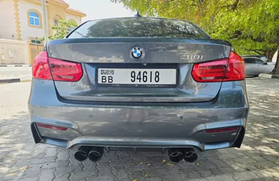 AED 1,600 Monthly - No Down Payment | BMW 318i M-Kit | 2018 Model | GCC Specs | 1.5L Turbo engine-4