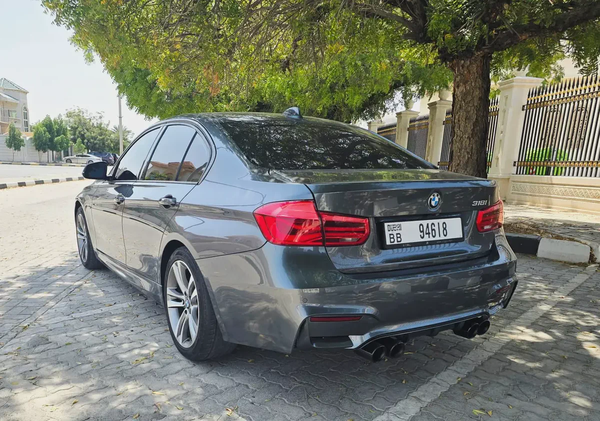 AED 1,600 Monthly - No Down Payment | BMW 318i M-Kit | 2018 Model | GCC Specs | 1.5L Turbo engine-3-3