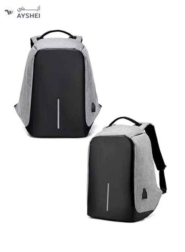3 Concept Eyes Multifunction USB Anti-Theft Backpack Black/Grey
