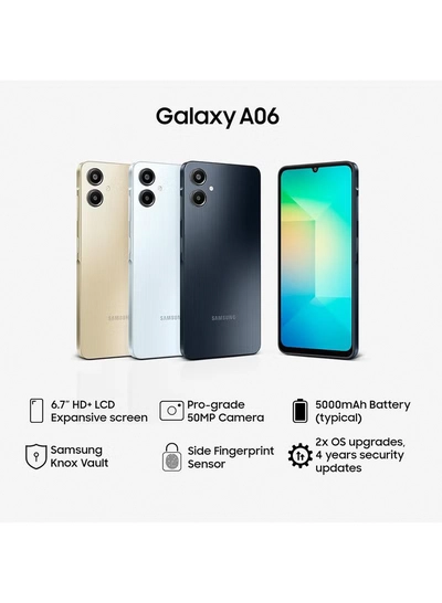 Samsung Galaxy A06 4G Dual SIM Light Blue 6GB RAM 128GB - Middle East Version-2