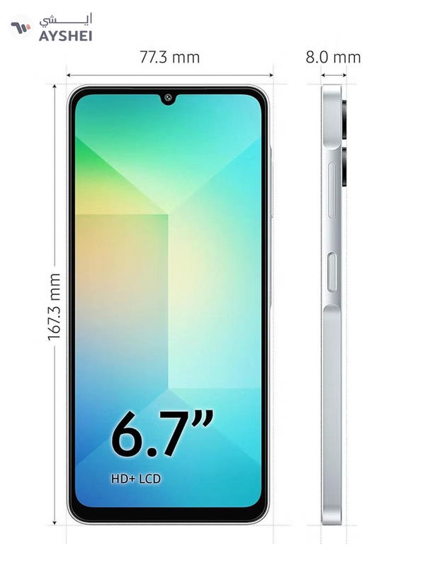 Samsung Galaxy A06 4G Dual SIM Light Blue 6GB RAM 128GB - Middle East Version