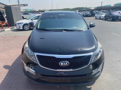 kia sportage 2015 fullopshin balck colir GCC calen car-0